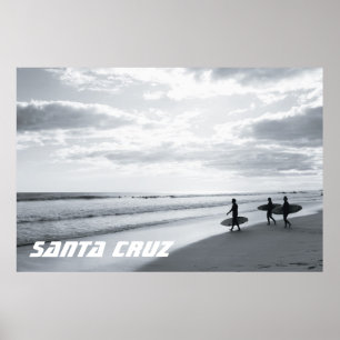 Póster Surf de Santa Cruz