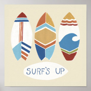 Póster ¡Surf está arriba!Placas