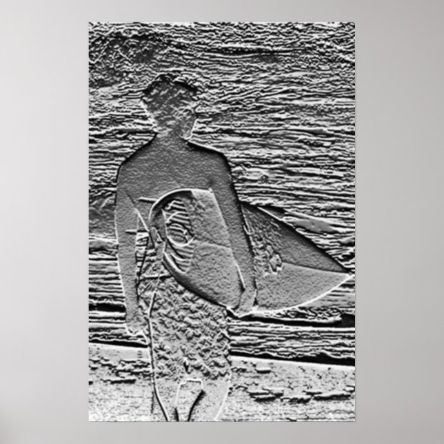 Póster Surf Metalizado (Frente)