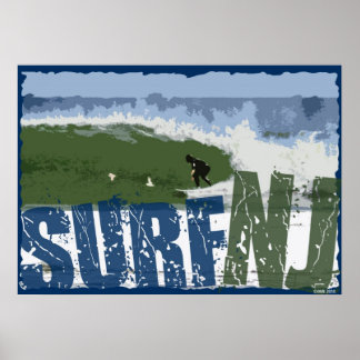 Póster Surf NJ Poster