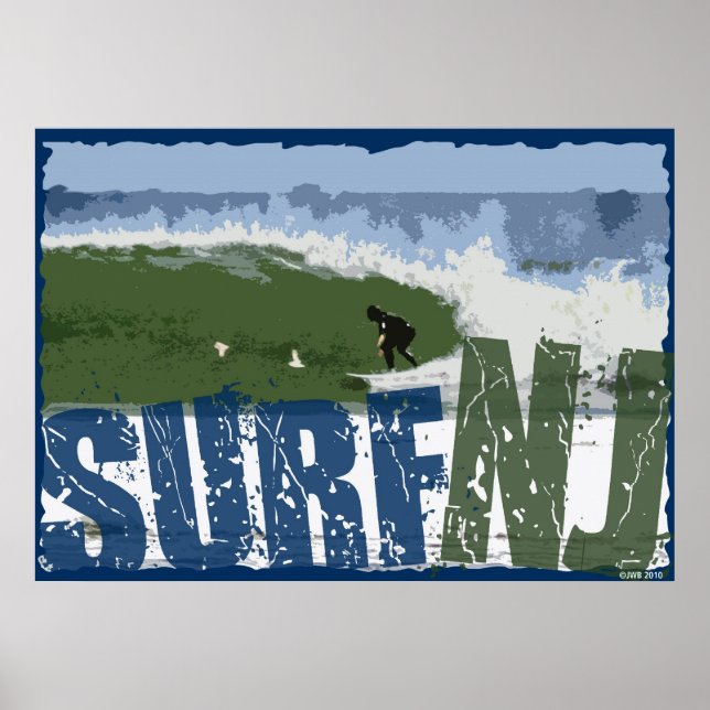 Póster Surf NJ Poster (Frente)