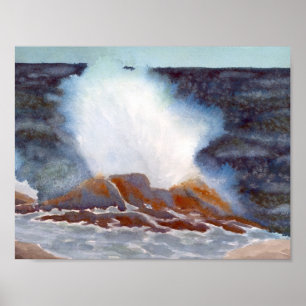 Póster Surf Ocean Wave