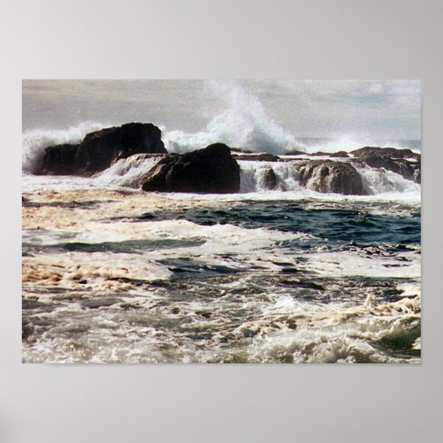 Póster Surf Pacífico, Tofino (Frente)