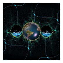 Surf Planet Poster