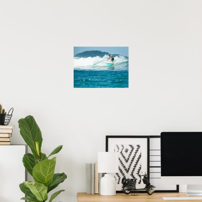 Póster Surf Poster, Wall Art, Surfing Print Printable  (Oficina en casa)