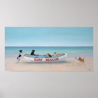 Póster Surf Rescue