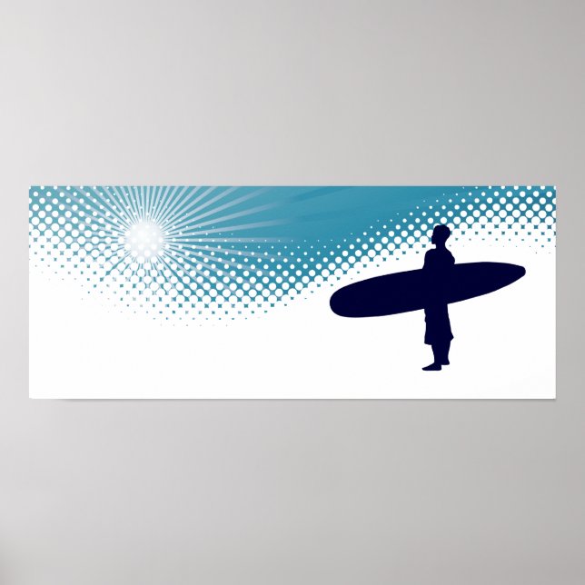 Póster surf solar (Frente)