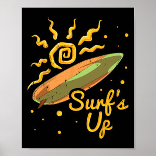 Póster Surf, Surf está en alto, Surfista, Surf 