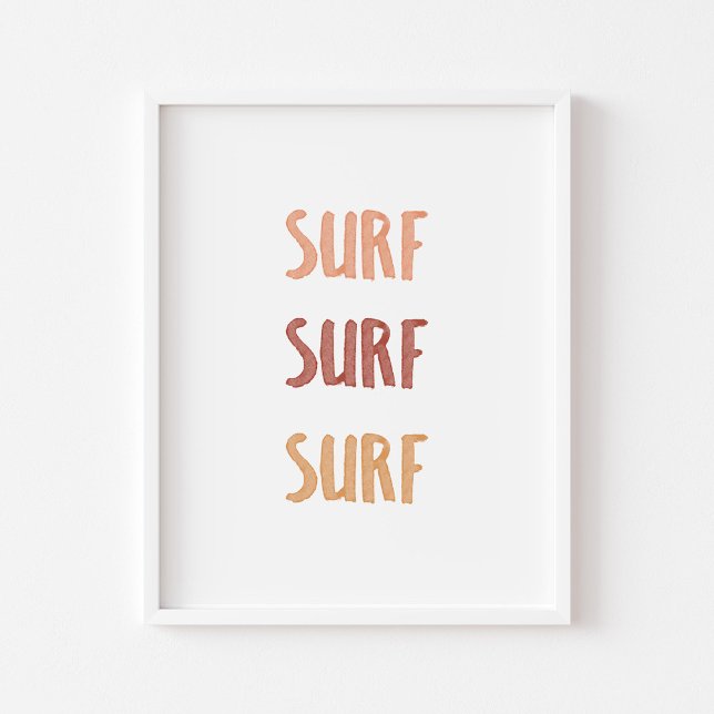 Póster Surf Surf Surf Surf print (Subido por el creador)