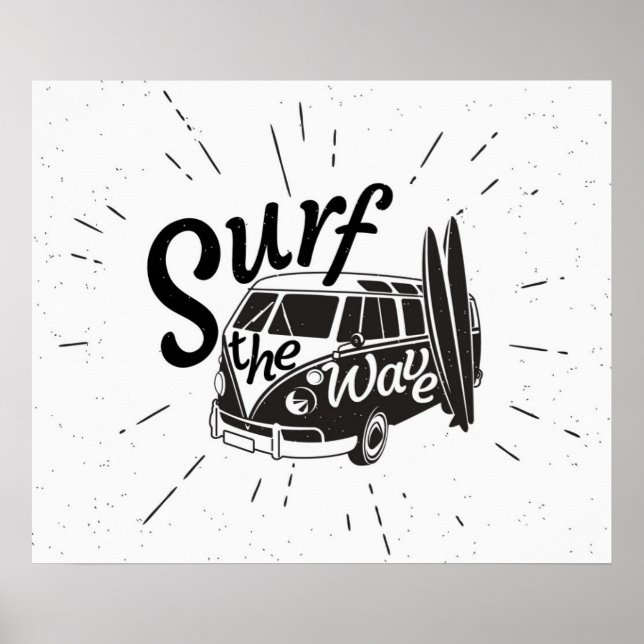 Póster Surf The Wave (Frente)