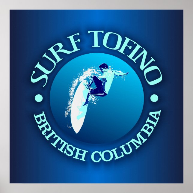 Póster Surf Tofino (Frente)