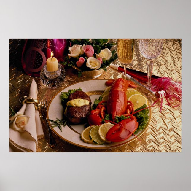 Póster Surf y césped (Frente)