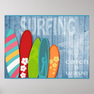 Póster Surfboards Poster