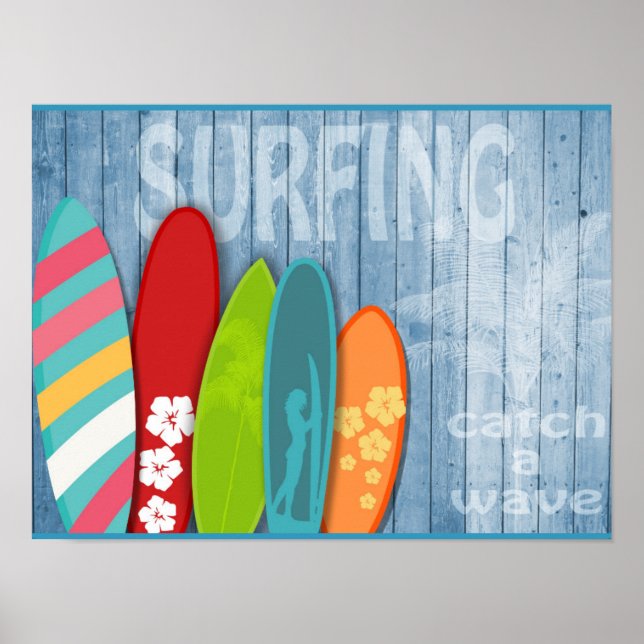 Póster Surfboards Poster (Frente)
