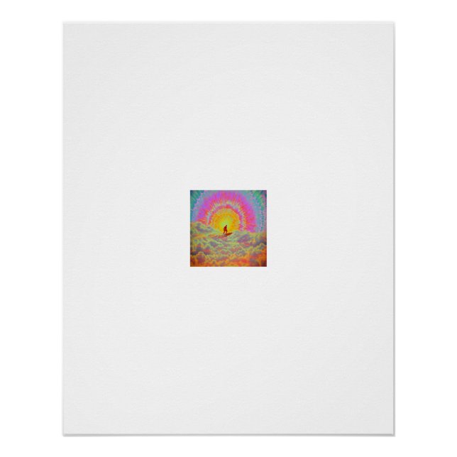 Póster Surfeando a través de las nubes (Anverso)