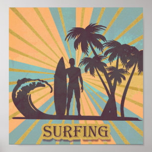Póster Surfer Dude Poster