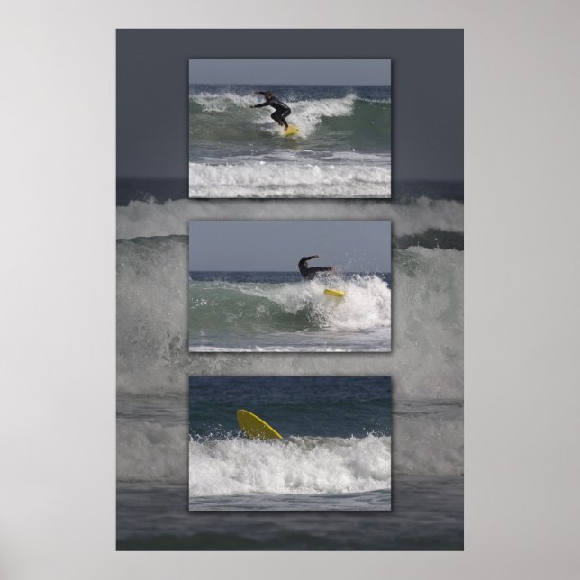 Póster Surfer Triptych (Frente)