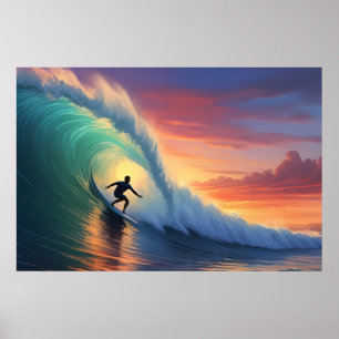 Póster Surfing