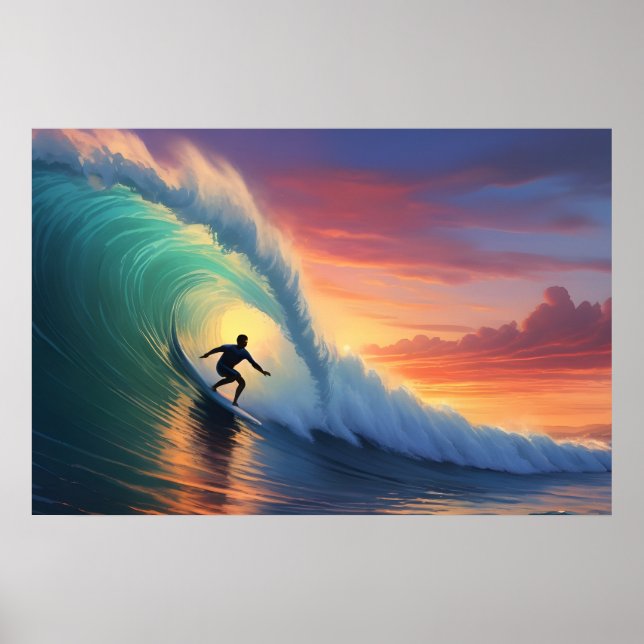 Póster Surfing (Frente)
