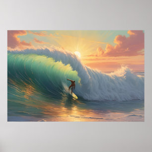 Póster Surfing