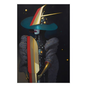 Póster Surfing the Astro-Witch