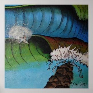 Póster Surfing the Inlet Poster