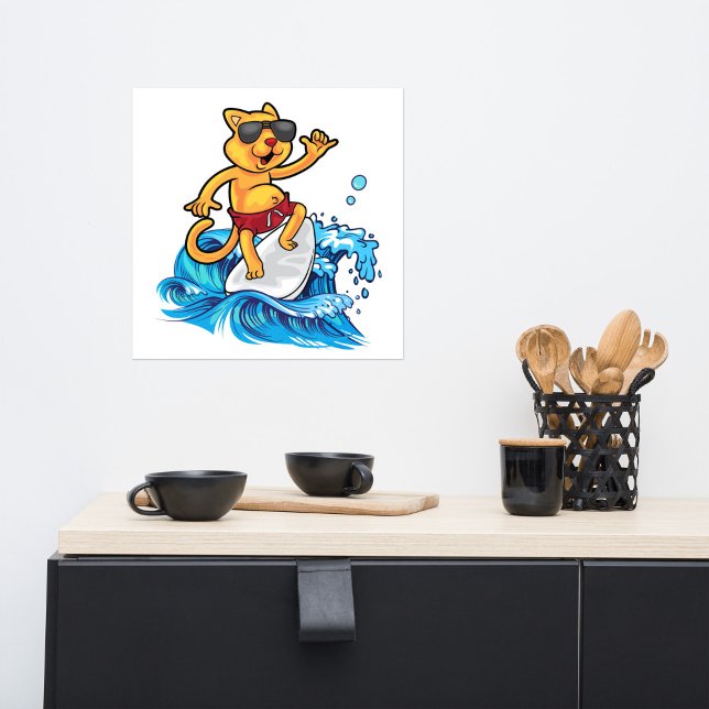 Póster Surfista de gatos de Guay (Subido por el creador)
