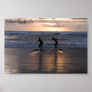 Póster Surfista interior