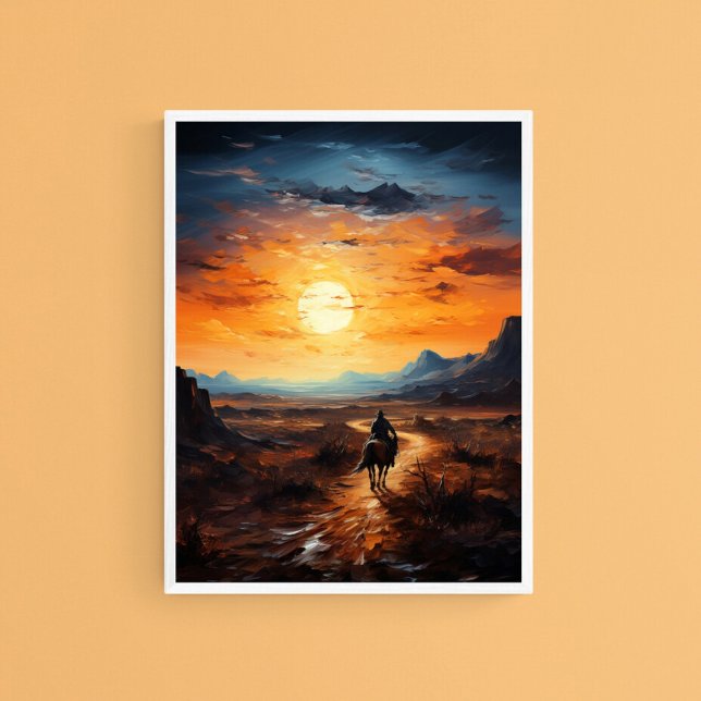 Póster Surgimiento del desierto en caballo, Serene Wall A (Subido por el creador)