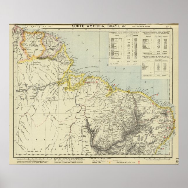 Póster Surinam and Brazil (Frente)