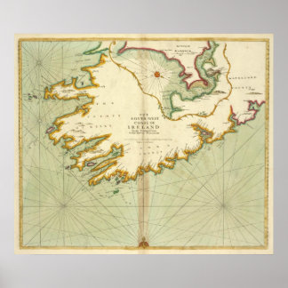 Póster Suroeste de Irlanda por Thornton