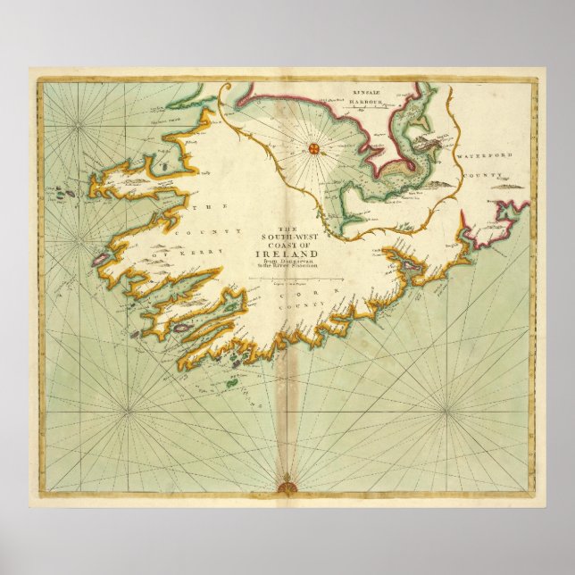 Póster Suroeste de Irlanda por Thornton (Frente)