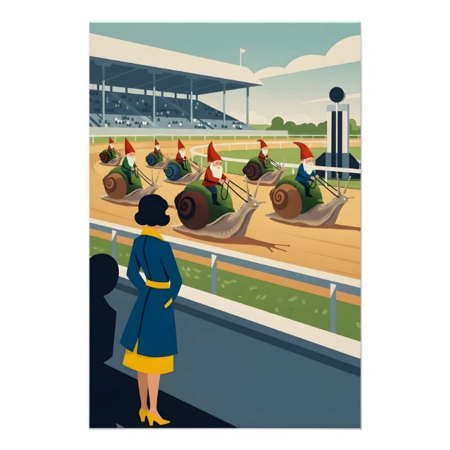 Póster Surreal anthropomorphic animal (Anverso)