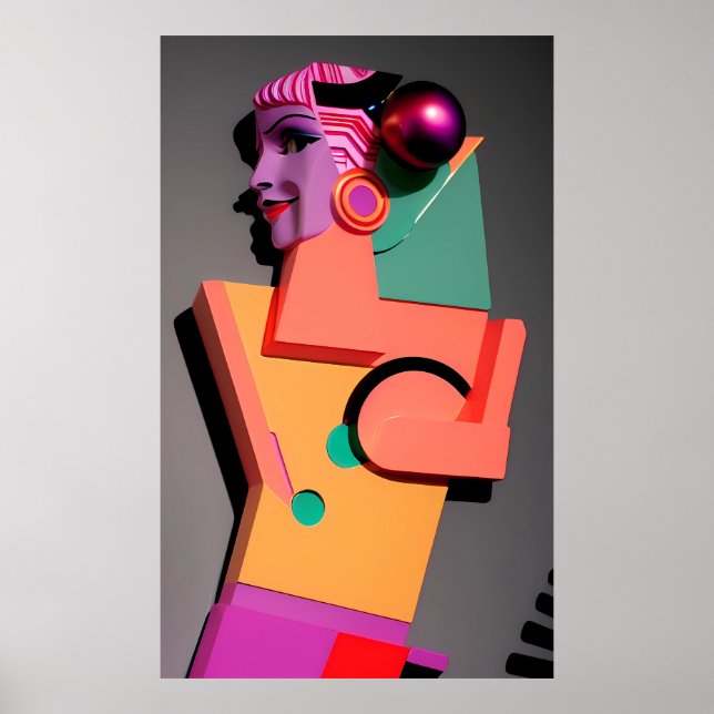 Póster Surrealismo de Baffia Ken Gage (Frente)