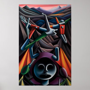 Póster Surrealismo invisible de Ken Gage