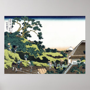 Póster Surugadai en Edo