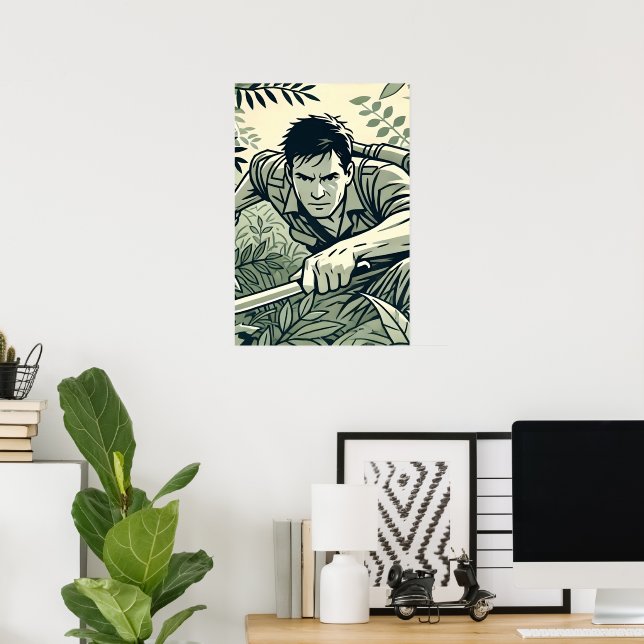 Póster Survivalist Spirit (Oficina en casa)