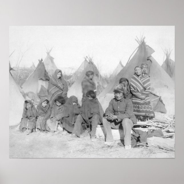 Póster Surviving Members of Big Foot's Band (Frente)