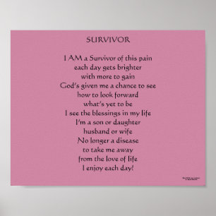 PÓSTER SURVIVOR POEM