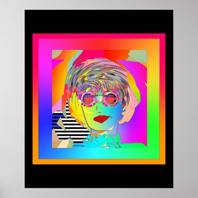Póster Sus ojos están en el café (Frente)