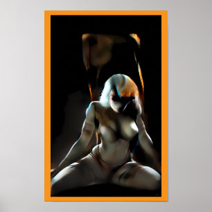 Póster Sus tigres en franjas