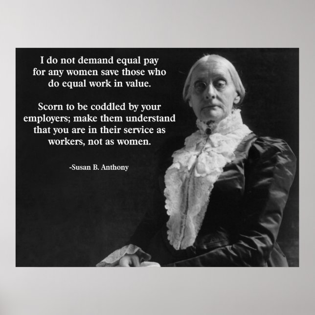 Póster Susan B. Anthony (Frente)