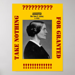 Póster Susan B Anthony nos recuerda