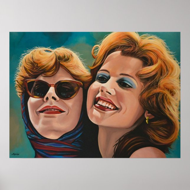 Póster Susan Sarandon y Geena Davies alias Thelma y L (Frente)