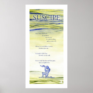 Póster Suscipe (Prayer of St. Ignatius)