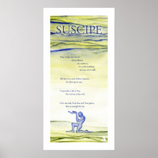 Póster Suscipe (Prayer of St. Ignatius)