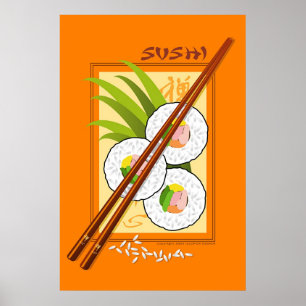 Póster Sushi