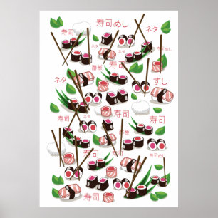 Póster Sushi