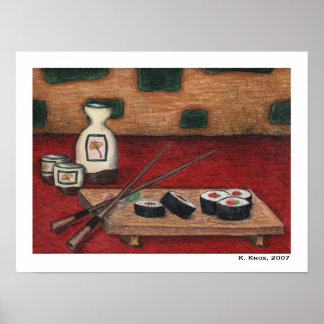 Póster Sushi and Sake