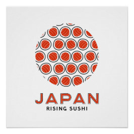 Póster Sushi en ascenso